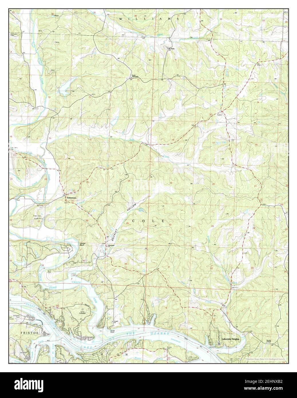 Map of lakeview Cut Out Stock Images & Pictures Alamy