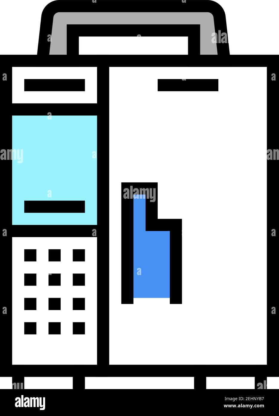 infusion pump color icon vector illustration Stock Vector Image & Art