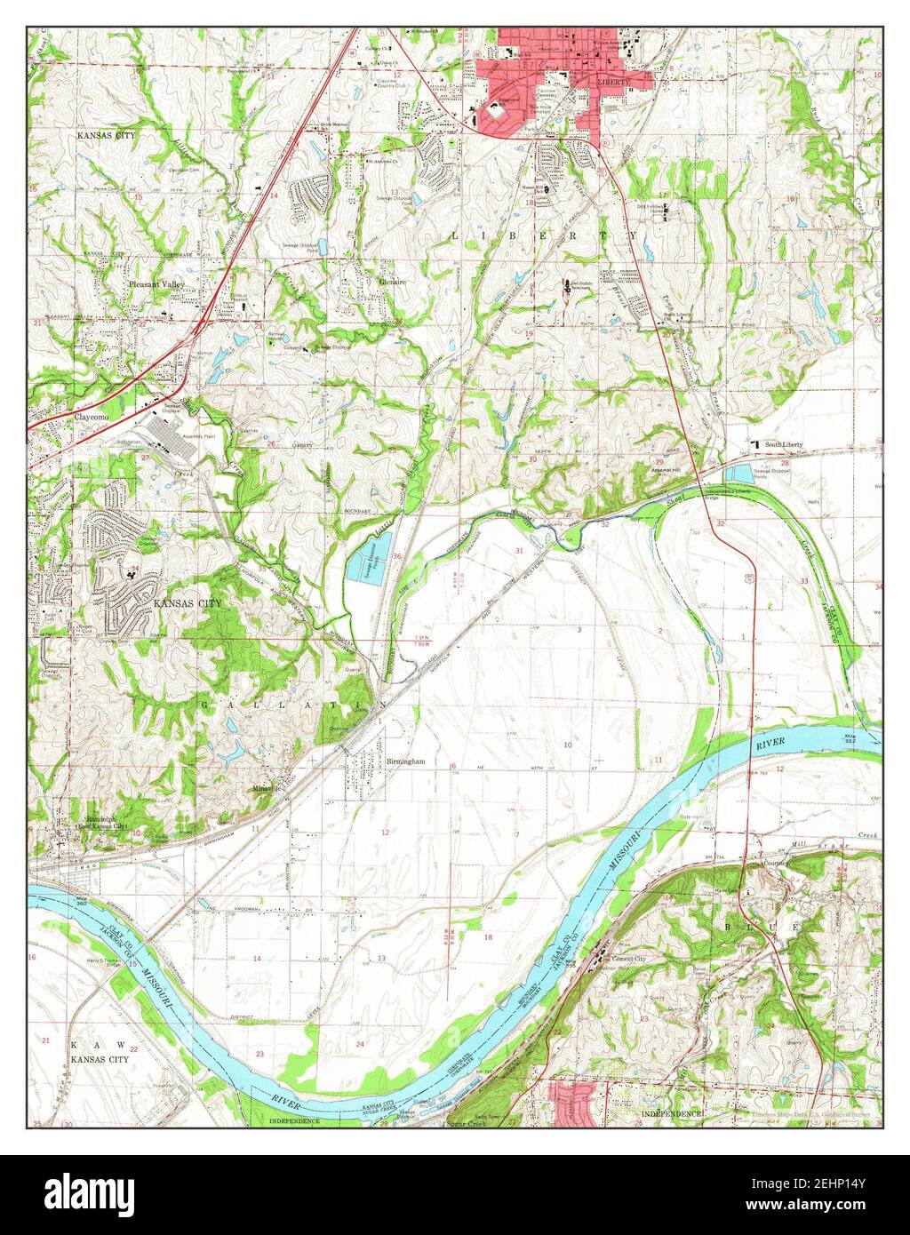 Liberty missouri map Cut Out Stock Images & Pictures - Alamy