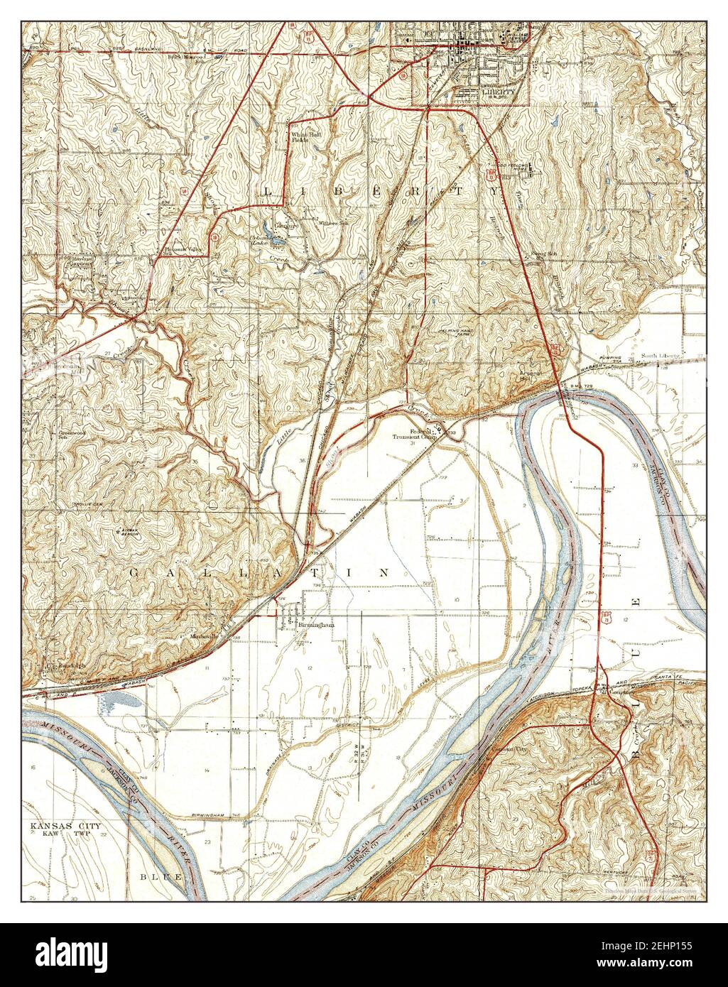 Map of liberty missouri hires stock photography and images Alamy