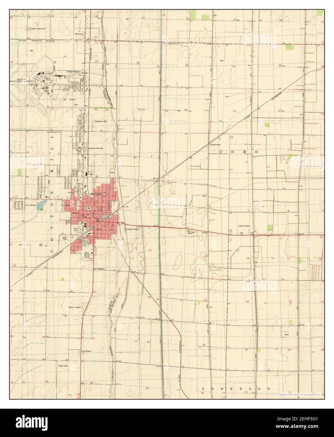 Map of malden Cut Out Stock Images & Pictures Alamy
