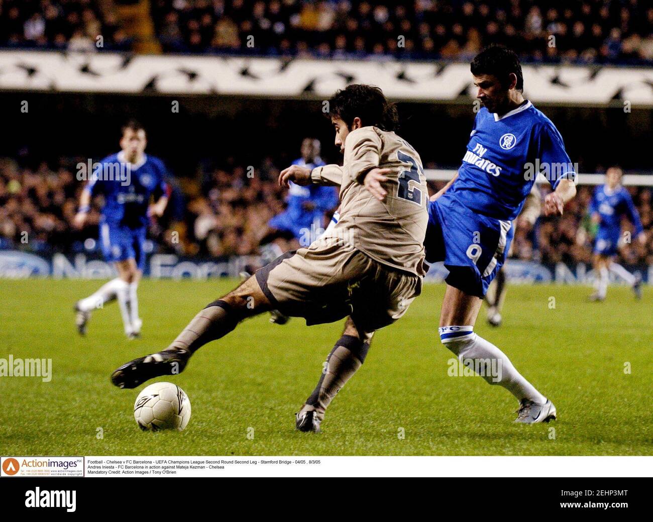 Football Chelsea V Fc Barcelona Uefa Champions League Second Round Second Leg Stamford Bridge 04 05