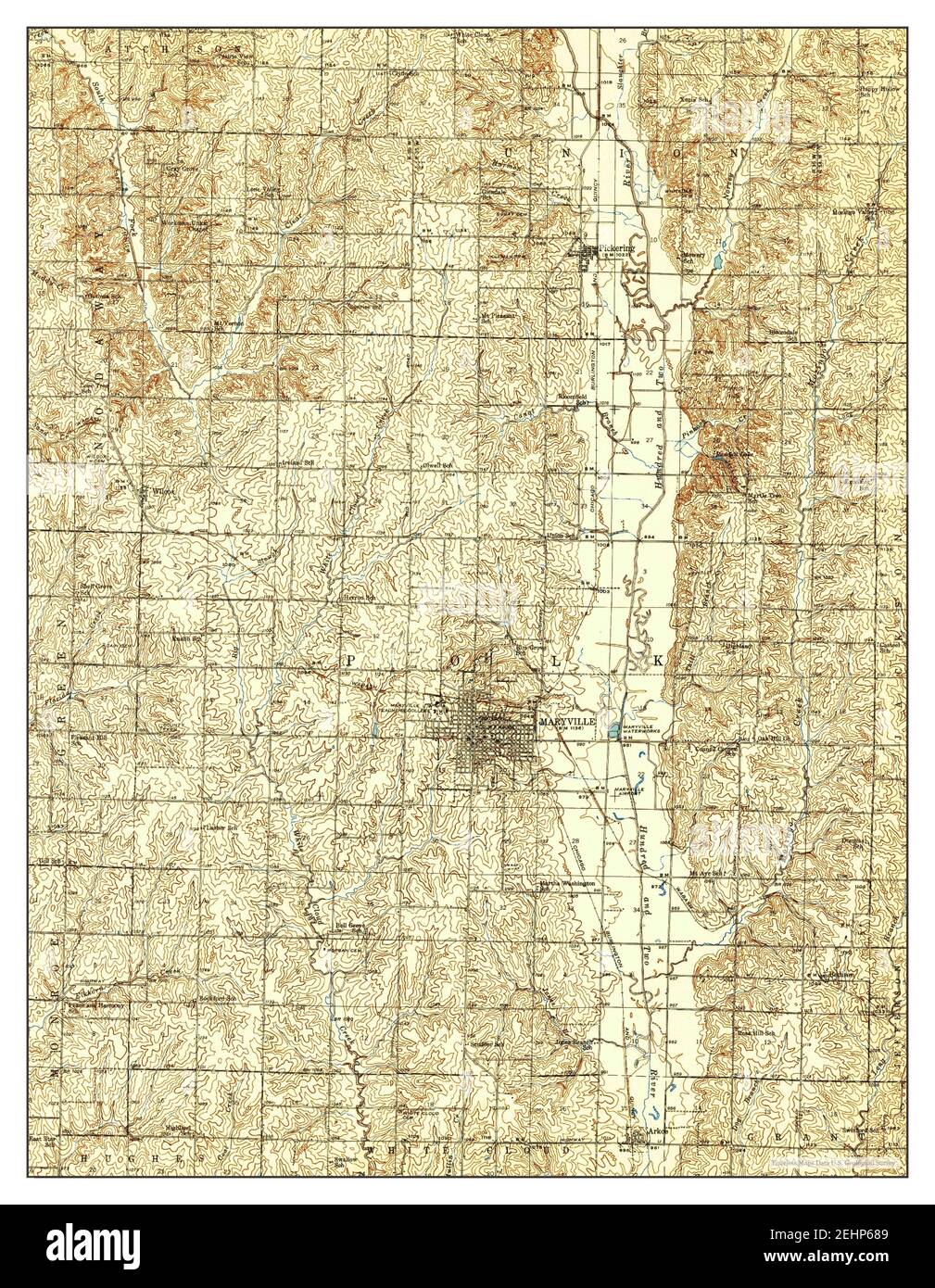 Map of maryville missouri hires stock photography and images Alamy