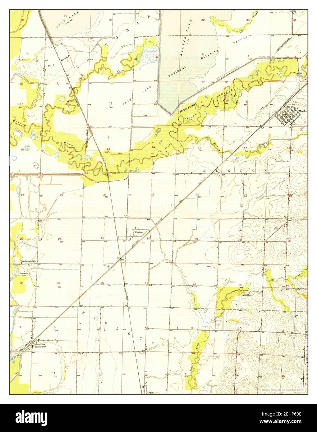 Map of mendon missouri Cut Out Stock Images & Pictures Alamy