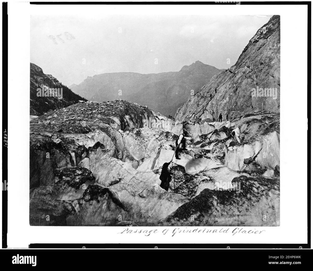 Passage of Grindelwald Glacier Stock Photo Alamy