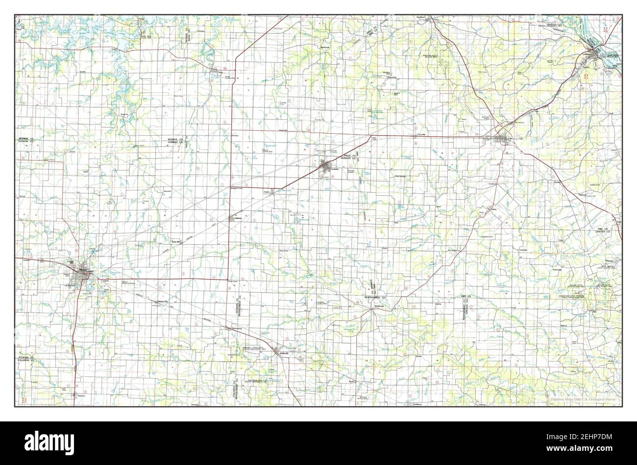 Mexico, Missouri, map 1986, 1100000, United States of America by