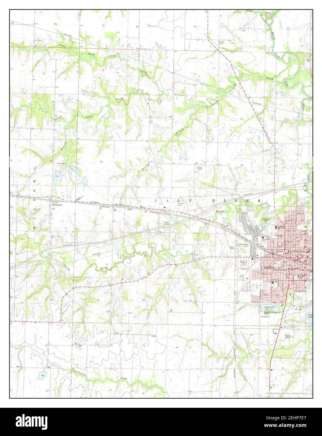 Map of mexico missouri Cut Out Stock Images & Pictures Alamy