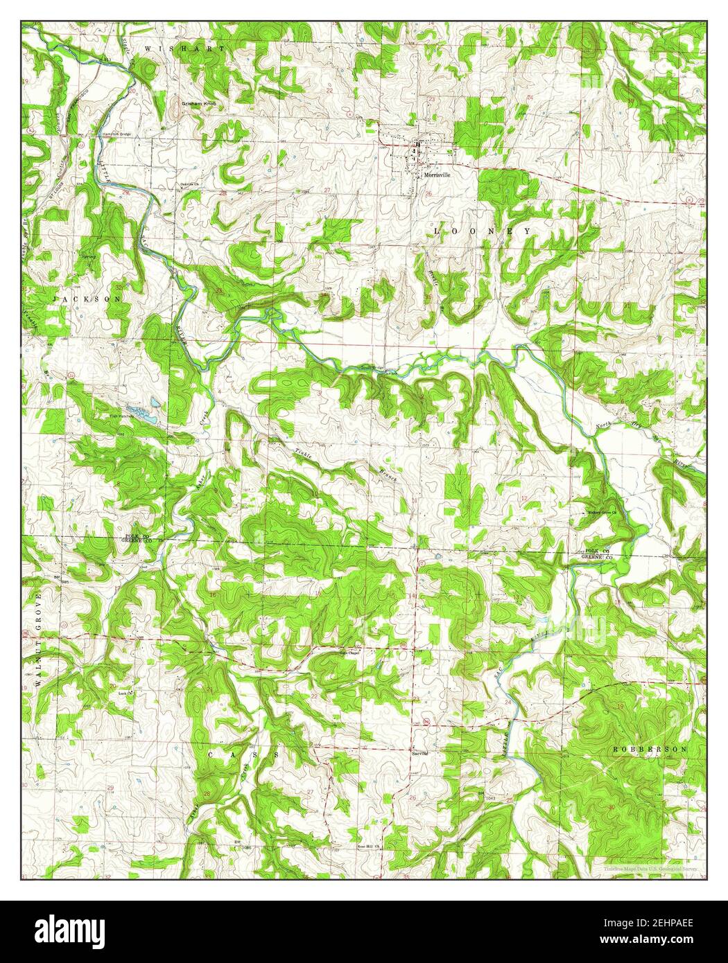 Map of morrisville missouri hires stock photography and images Alamy