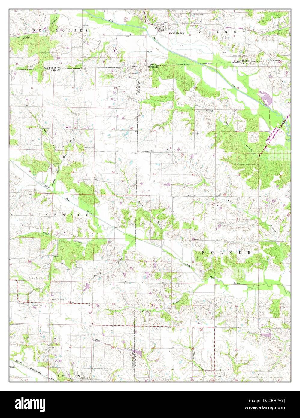 Map of mount sterling hires stock photography and images Alamy