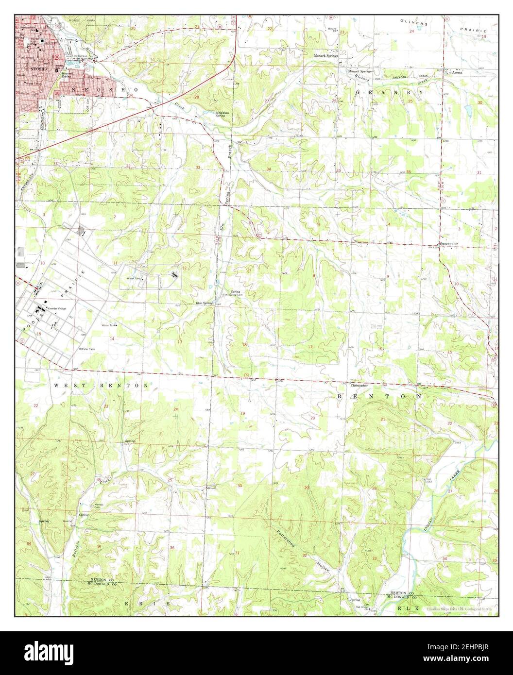 Map of neosho hires stock photography and images Alamy