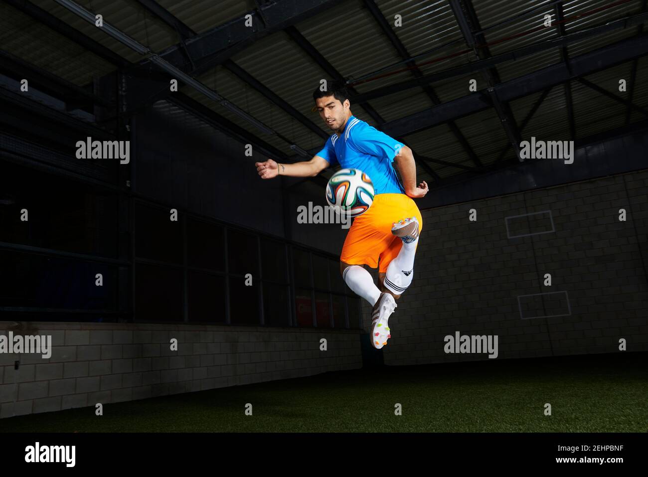 Football - Luis Suarez New Adidas Football Boot Launch Introducing the  worlds first knitted football boot, the adidas Samba primeknit football  boots Luis Suarez launches the new adidas Samba primeknit football boot