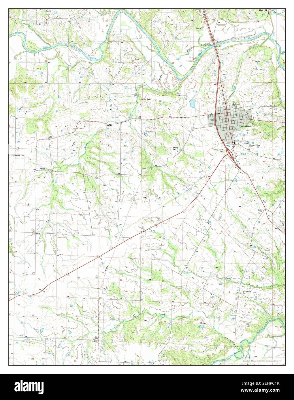 New london missouri map hires stock photography and images Alamy