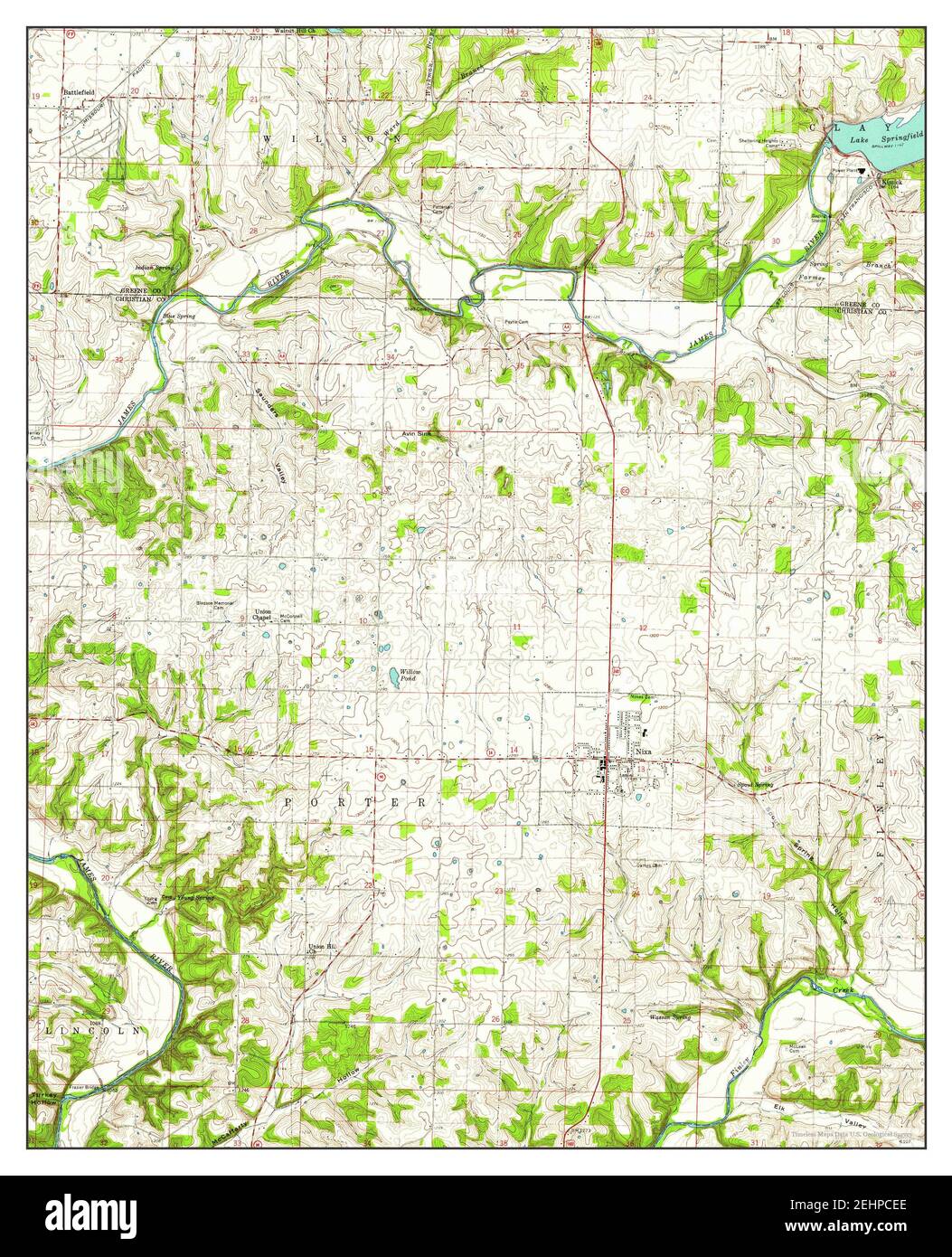 Map of nixa missouri hires stock photography and images Alamy