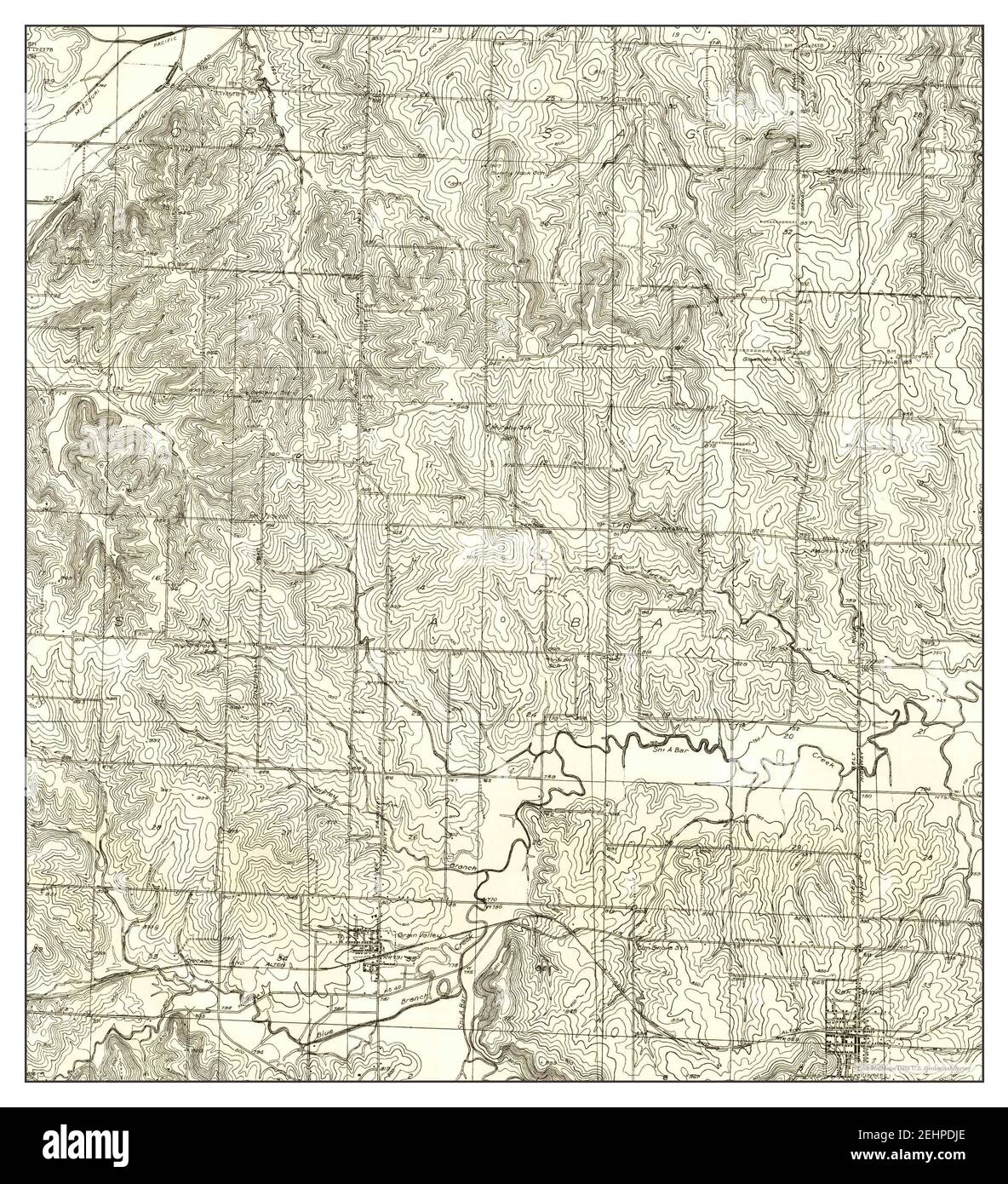 Oak Grove Mo Map Oak Grove, Missouri, Map 1934, 1:24000, United States Of America By  Timeless Maps, Data U.s. Geological Survey Stock Photo - Alamy
