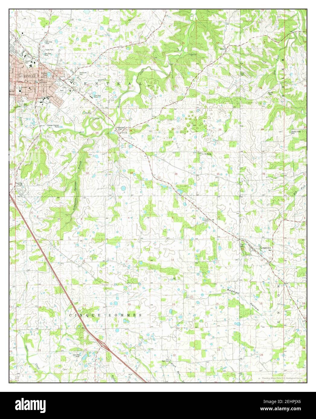 Map of perryville hires stock photography and images Alamy