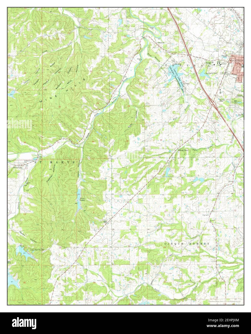 Map of perryville hires stock photography and images Alamy