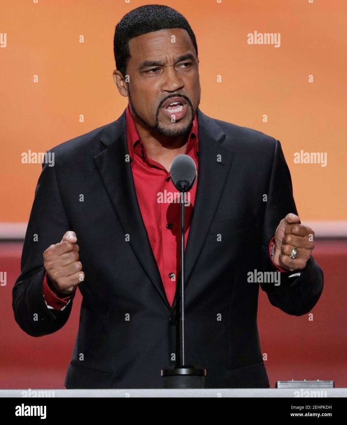 Pastor Darrell Scott 2016 RNC (cropped Stock Photo - Alamy