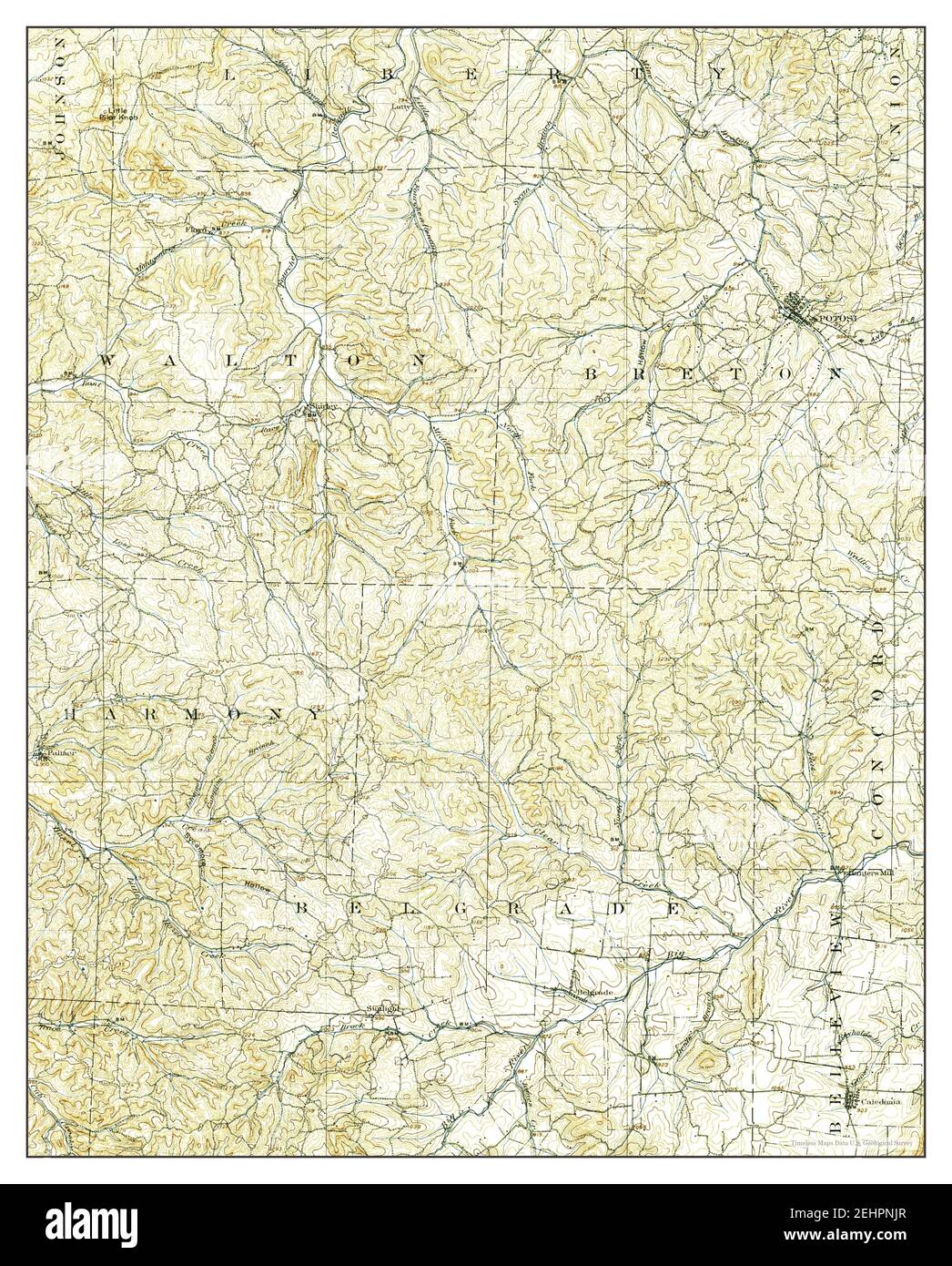 Map of potosi missouri hires stock photography and images Alamy