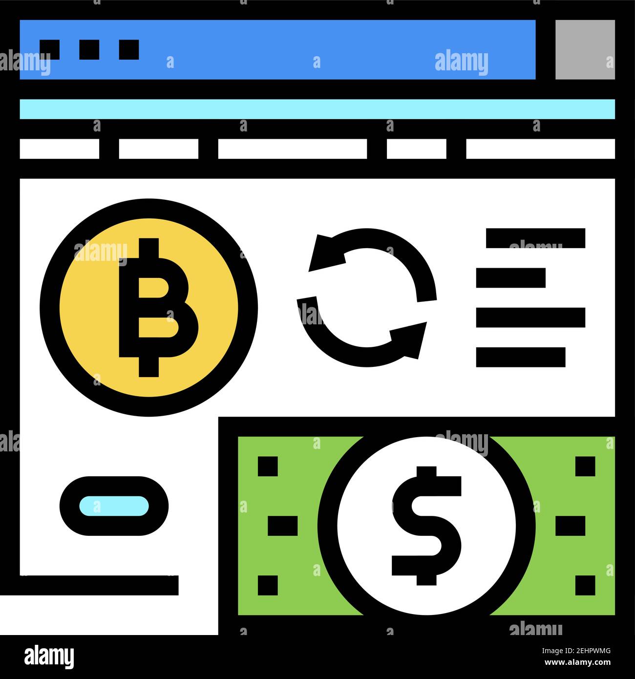 crowdfunding ico color icon vector illustration Stock Vector Image ...