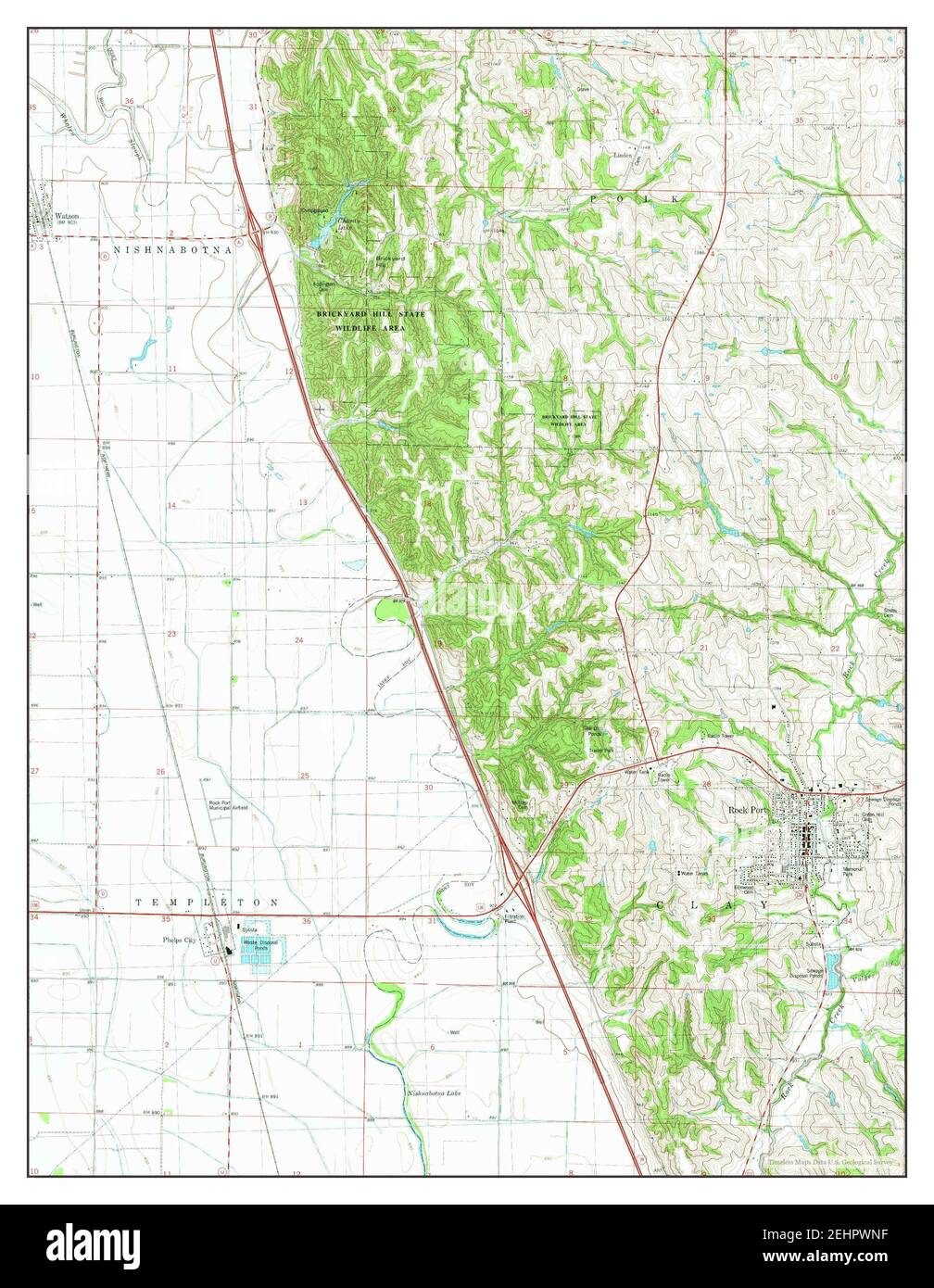 Map of rock port missouri Cut Out Stock Images & Pictures Alamy