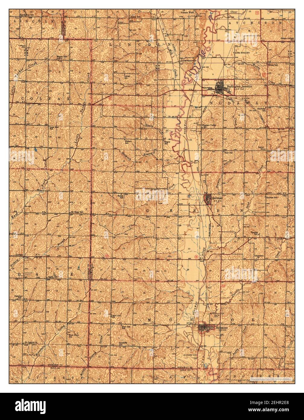 1942 united states map Cut Out Stock Images & Pictures Alamy