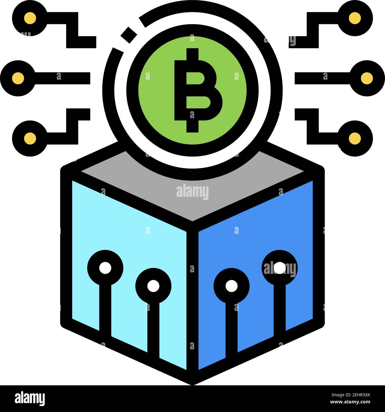 technology ico color icon vector illustration Stock Vector Image & Art ...