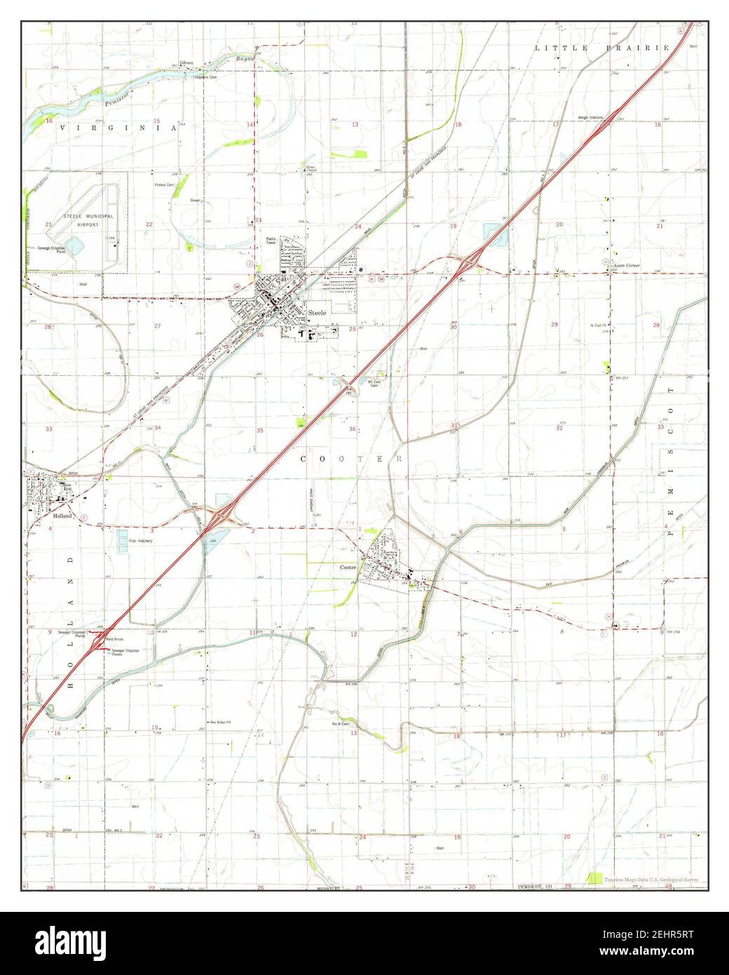 Steele missouri map Cut Out Stock Images & Pictures Alamy