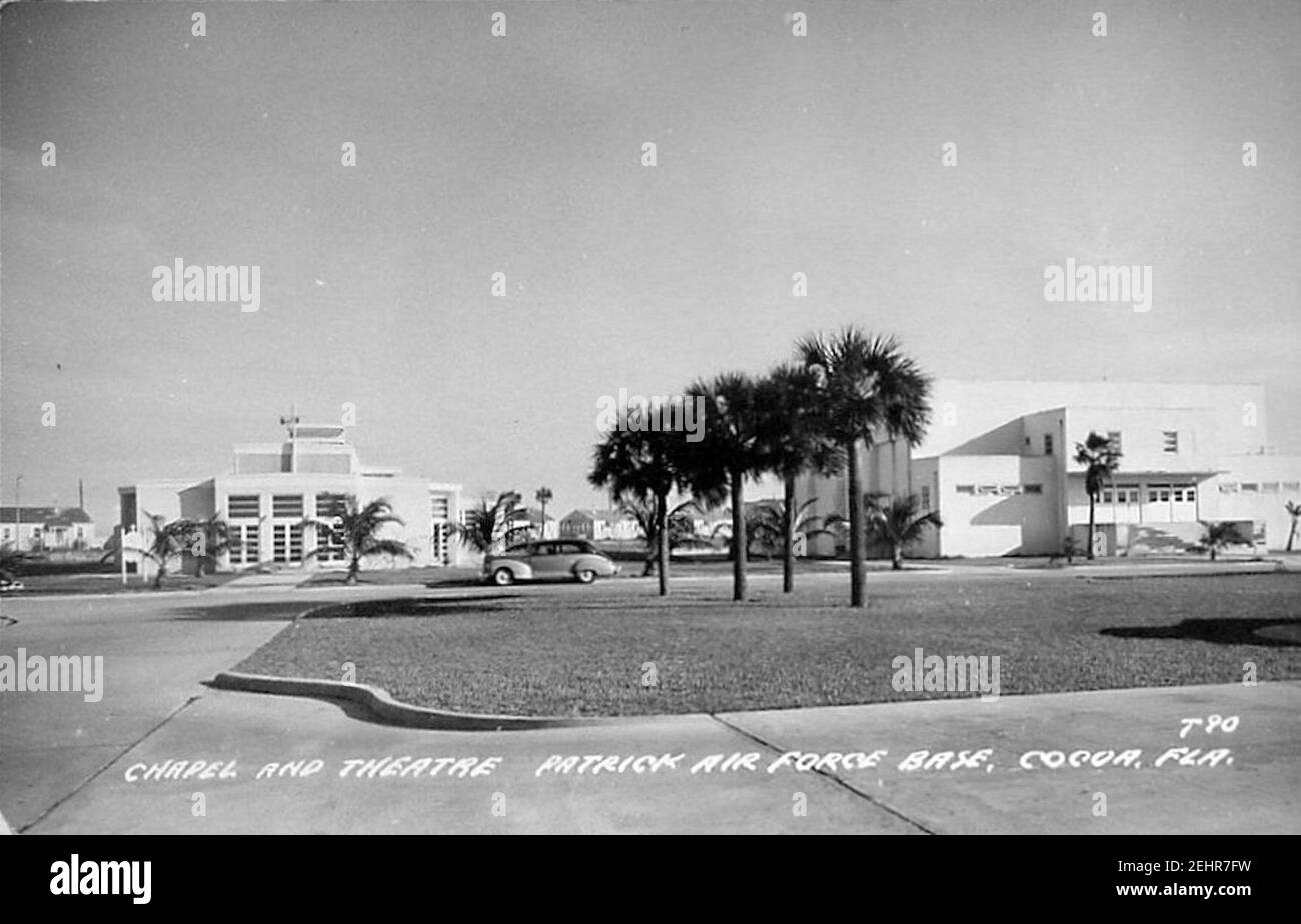 Patrick Air Force Base Chapel and Theater Stock Photo Alamy