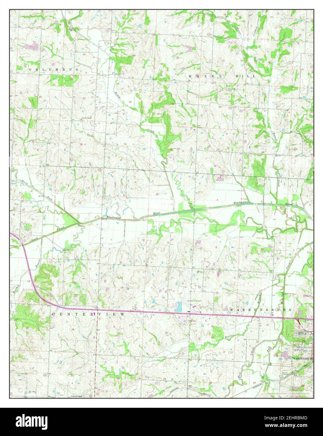 Map of warrensburg missouri hires stock photography and images Alamy