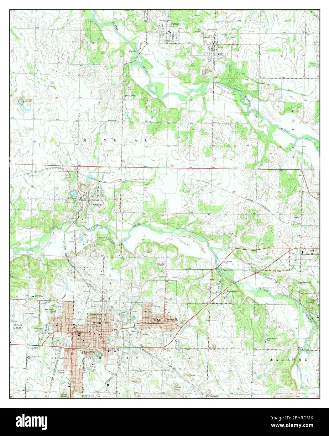 Map of webb city hires stock photography and images Alamy
