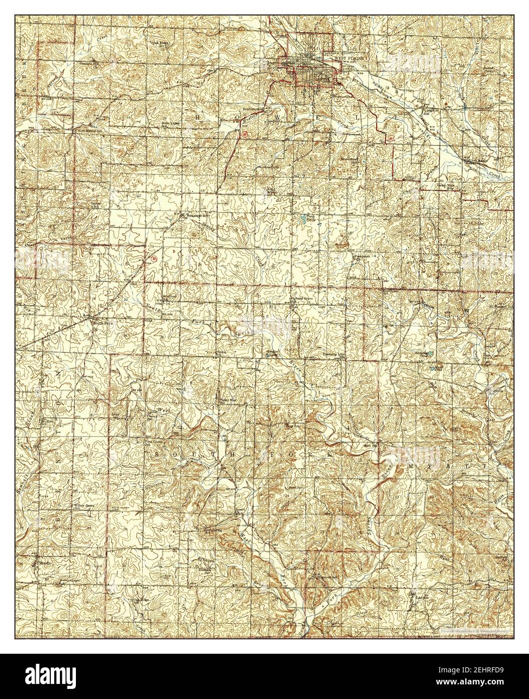 West Plains, Missouri, map 1946, 162500, United States of America by