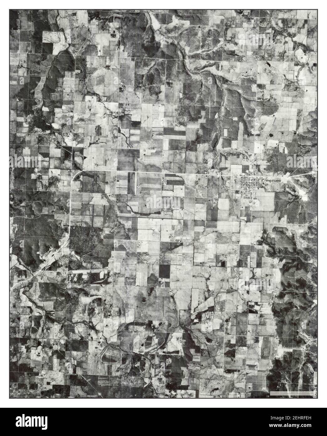 Map of wheatland missouri hires stock photography and images Alamy