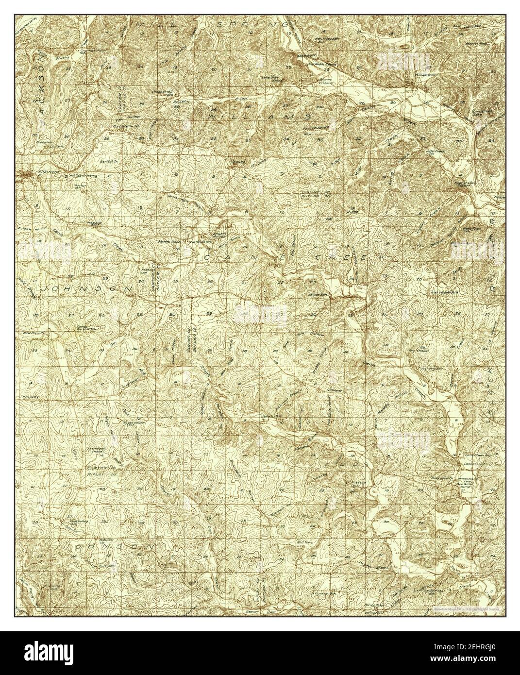 Williamsville, Missouri, map 1934, 148000, United States of America by