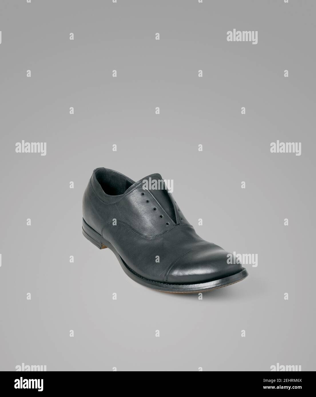 Elegant fashionable shoes for men. Still life, studio shoot. Stock Photo