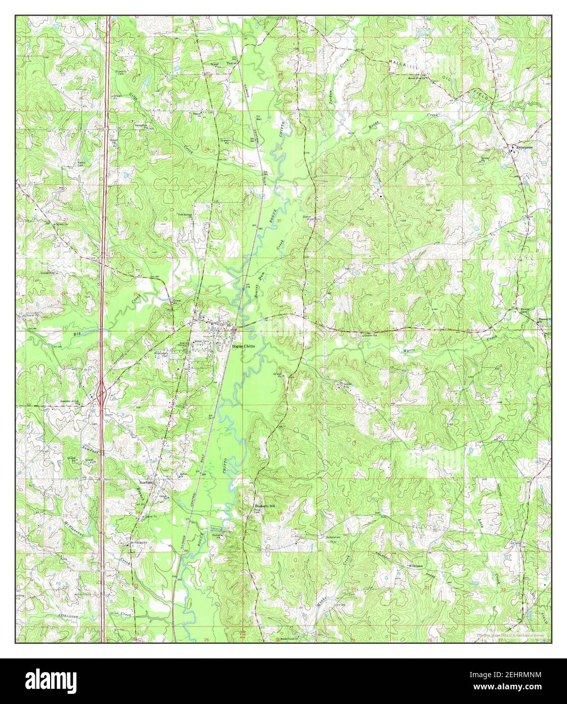 Bogue chitto mississippi map hires stock photography and images Alamy