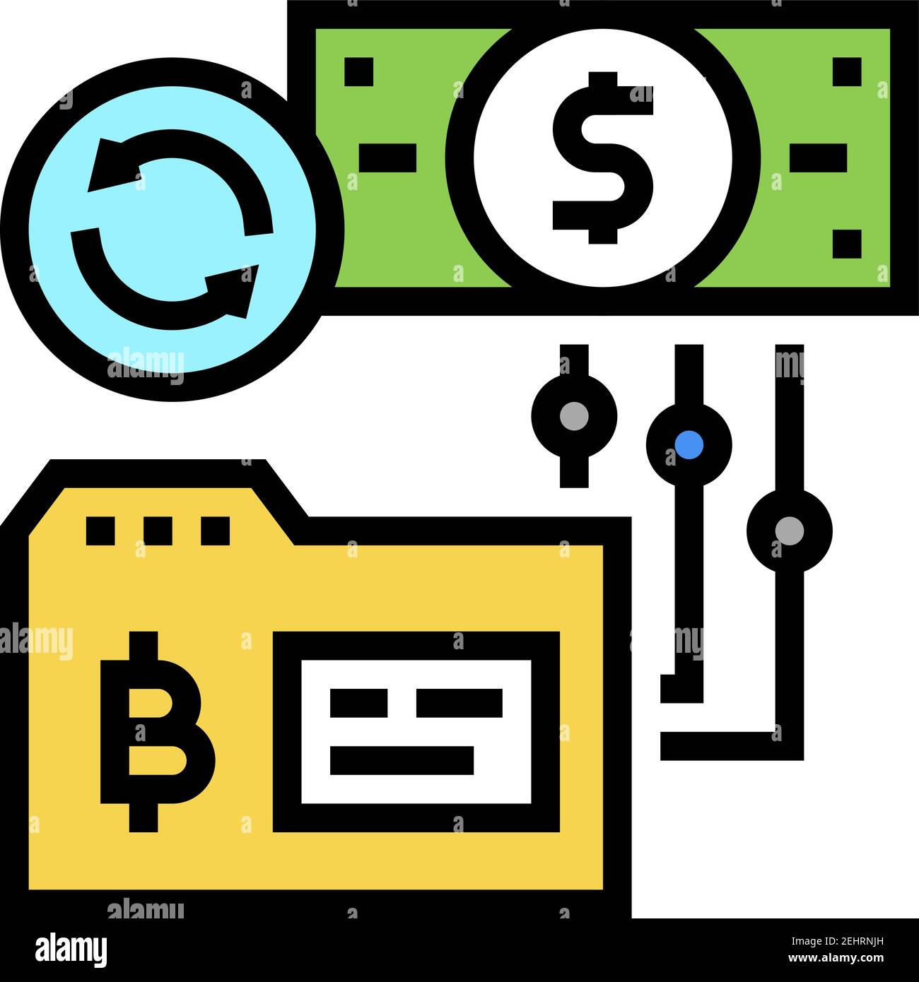 reverse ico color icon vector illustration Stock Vector Image & Art - Alamy