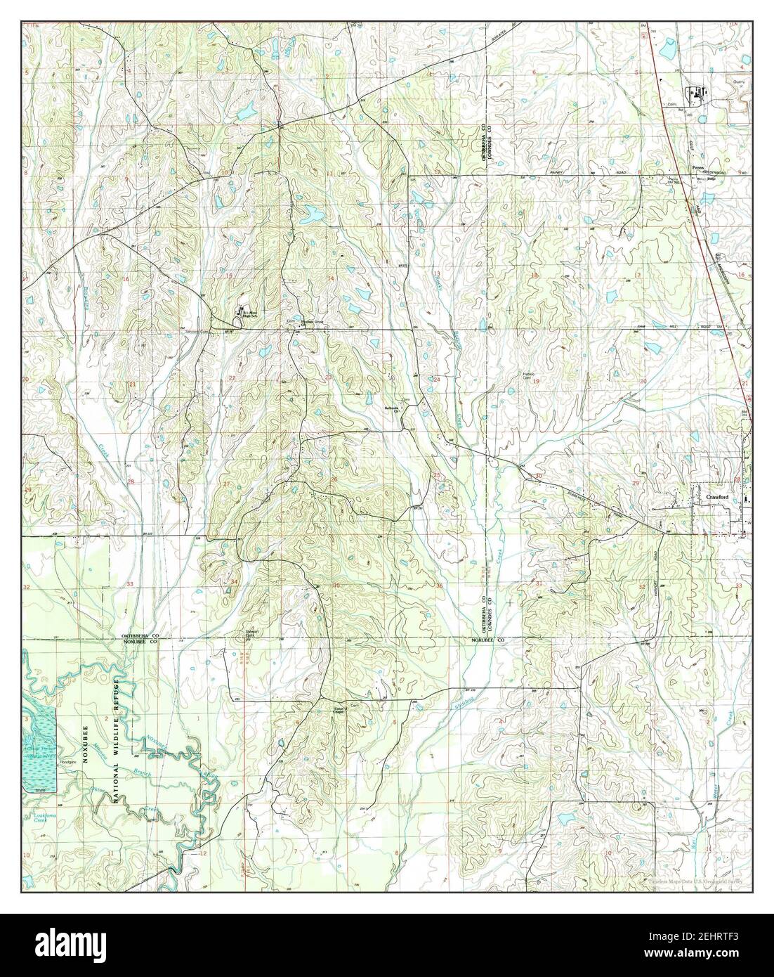 Map of crawford mississippi hires stock photography and images Alamy