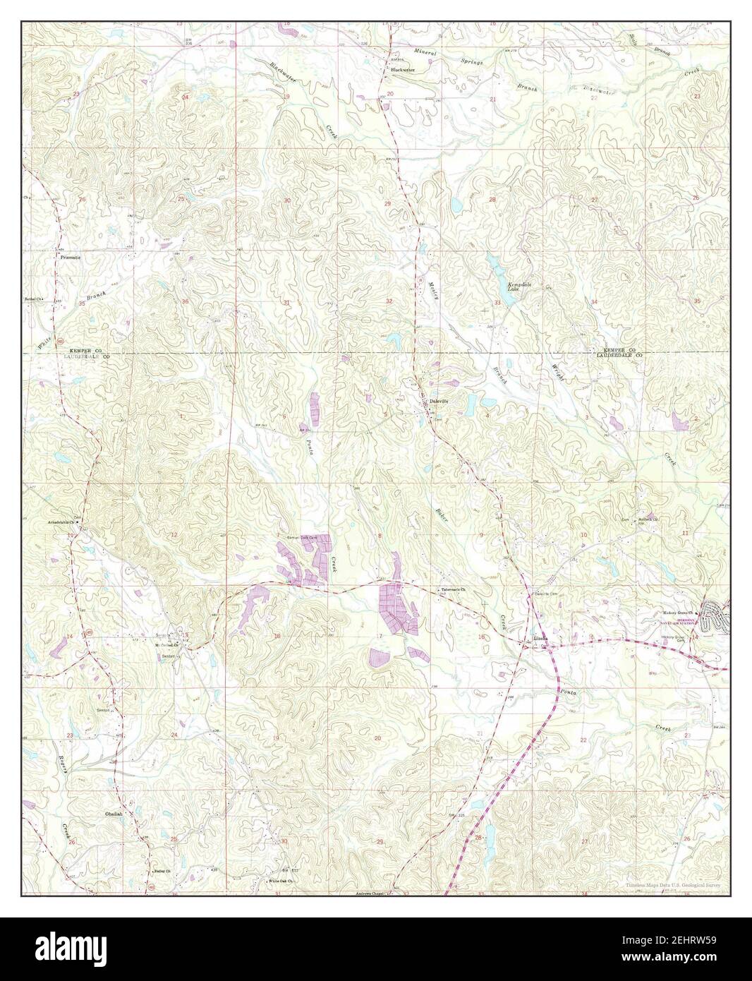 Map of daleville hires stock photography and images Alamy