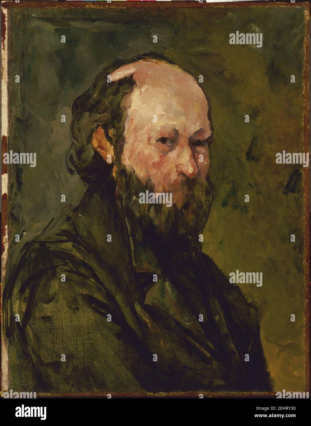 Paul Cézanne - Self-Portrait Stock Photo