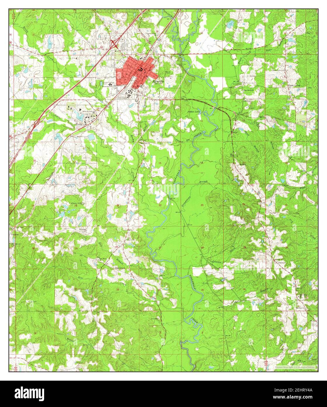 Ellisville mississippi map Cut Out Stock Images & Pictures Alamy