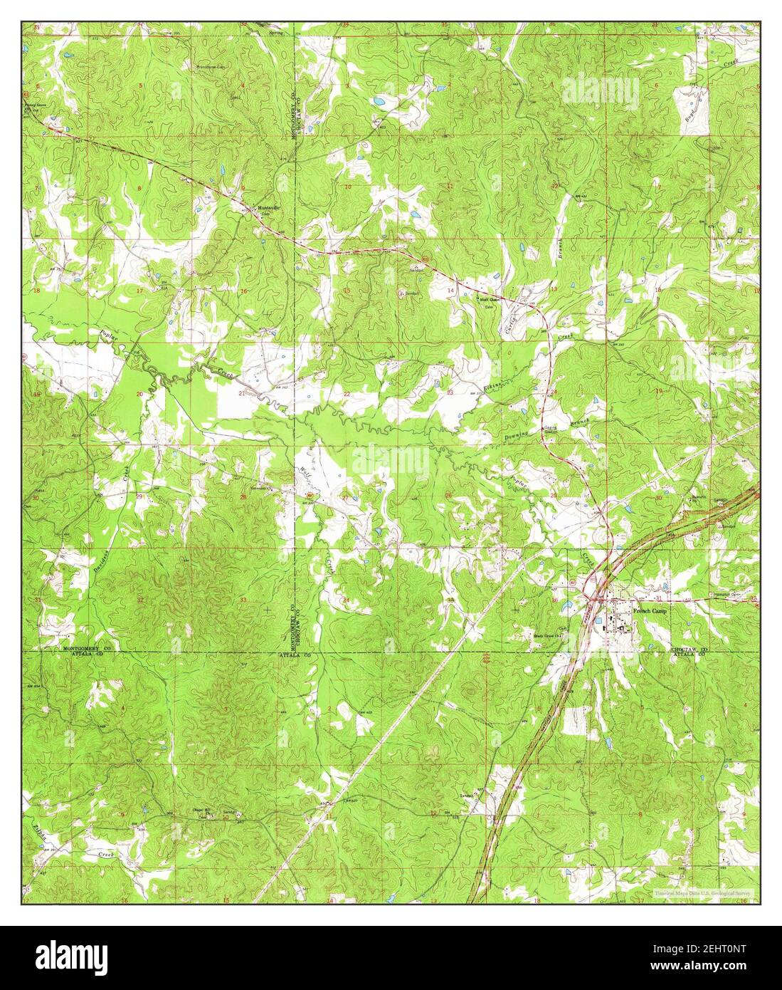 French camp mississippi map Cut Out Stock Images & Pictures Alamy