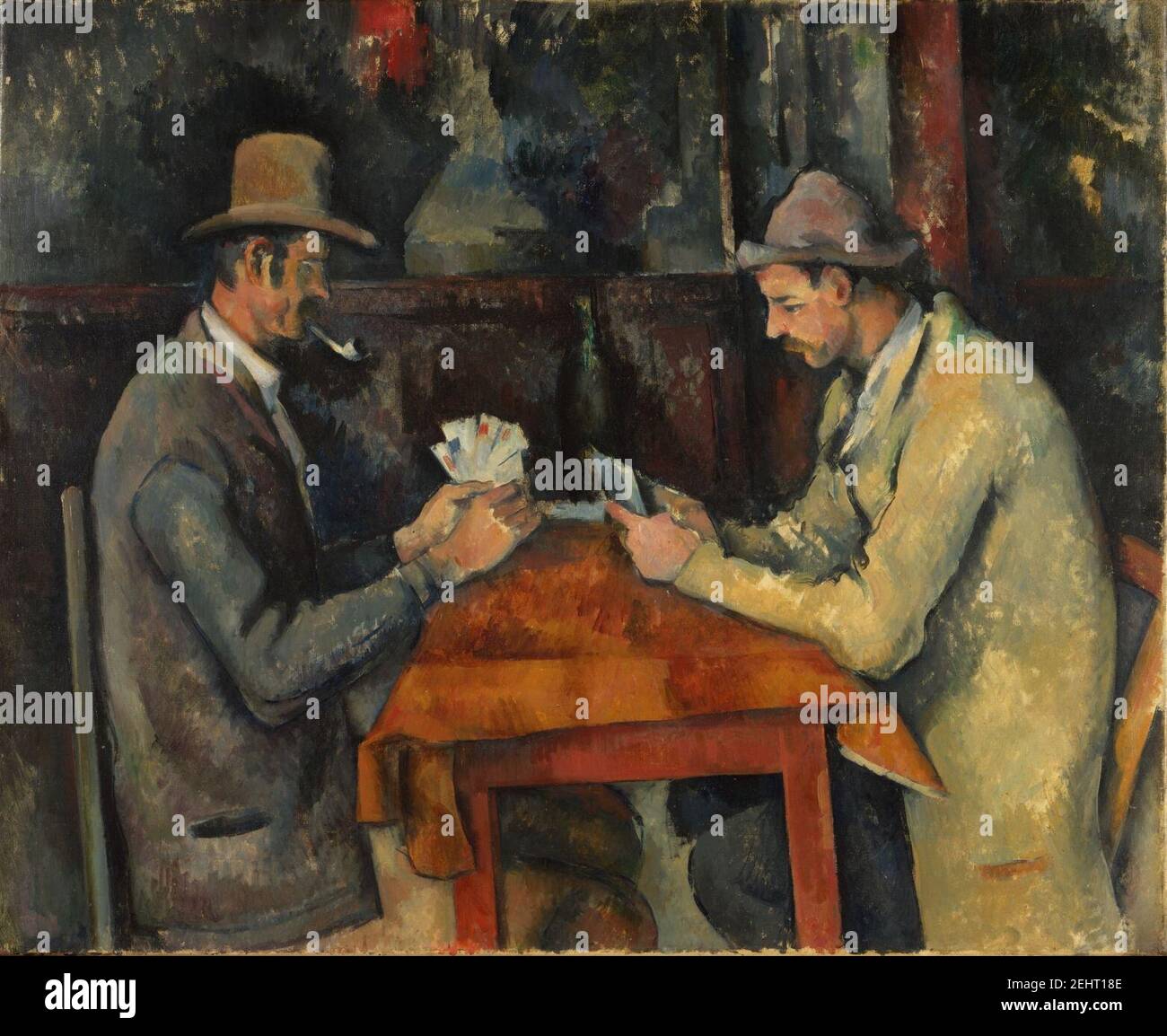 Paul Cézanne, 1892-95, Les joueurs de carte (The Card Players), Stock Photo