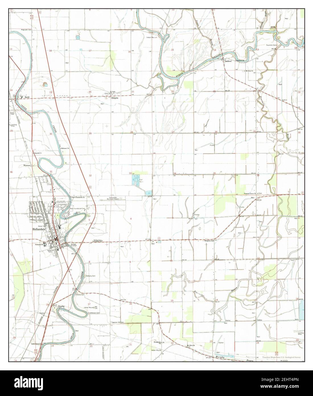 Hollandale mississippi map Cut Out Stock Images & Pictures Alamy