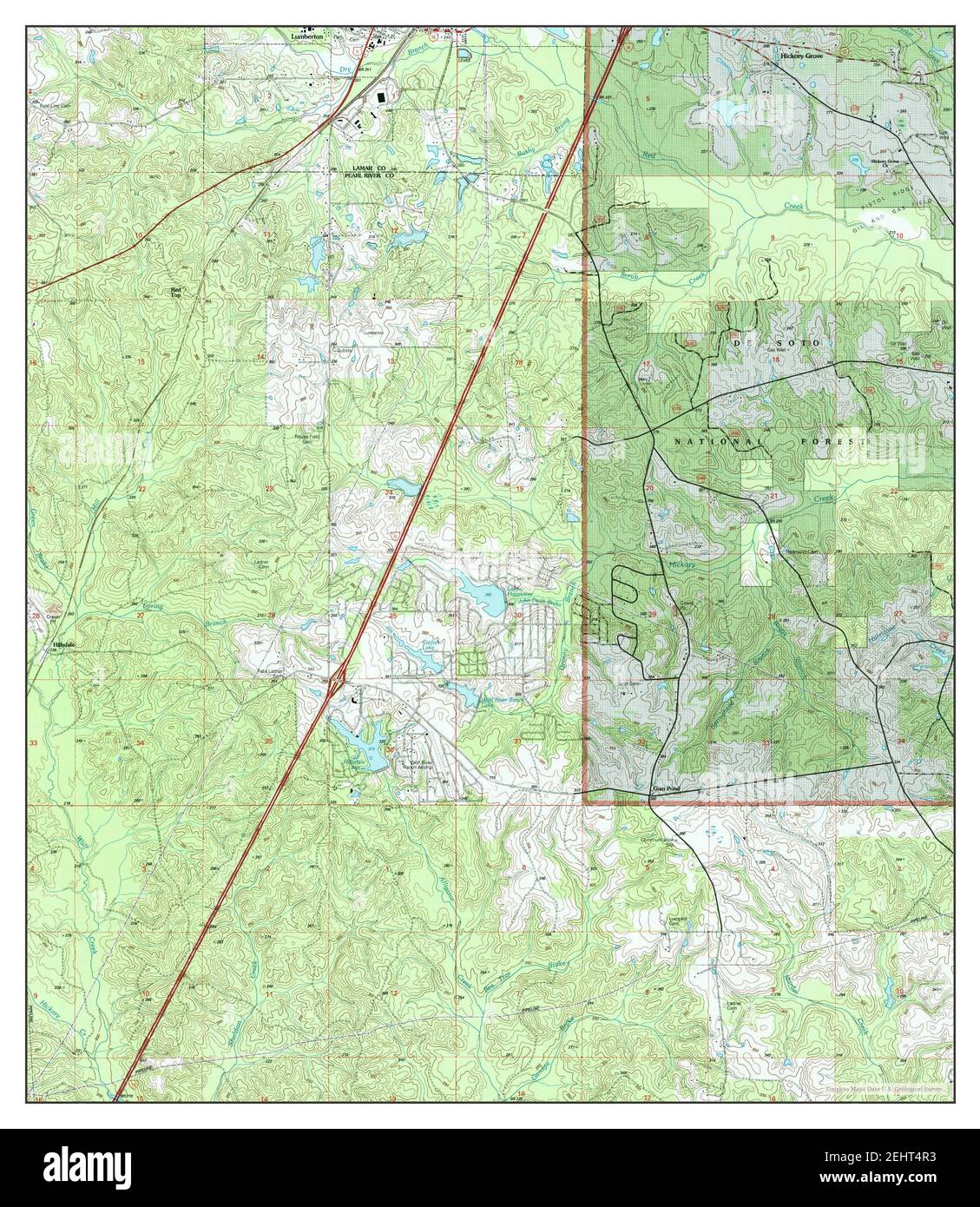 Map of hillsdale hires stock photography and images Alamy