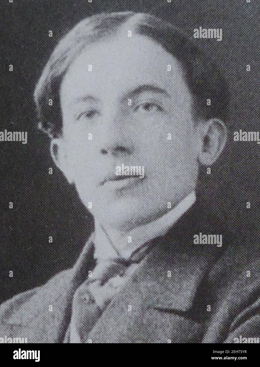 Paul Eluard vers 1911 (cropped). Stock Photo