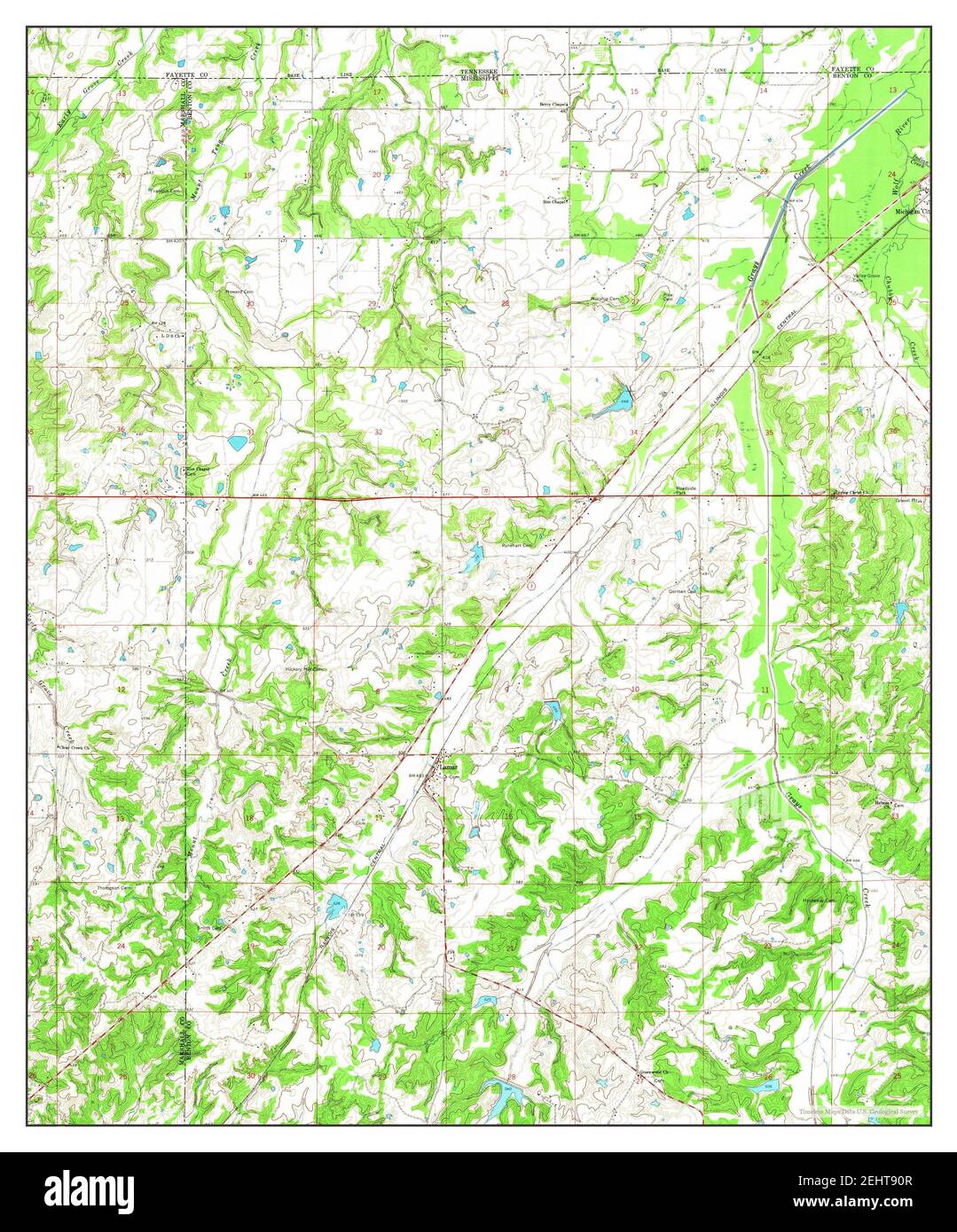 Map of lamar hires stock photography and images Alamy