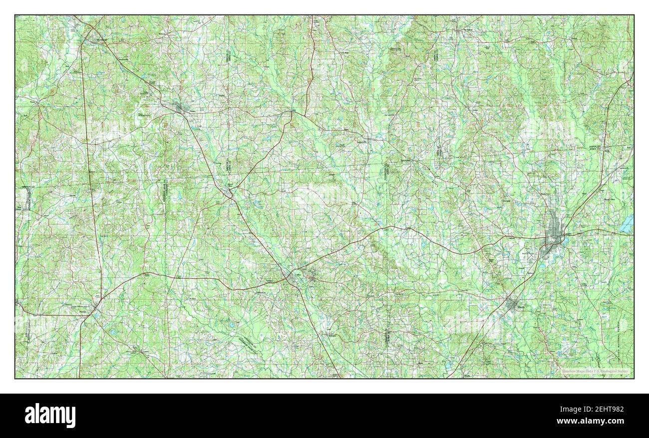 Laurel, Mississippi, map 1994, 1100000, United States of America by