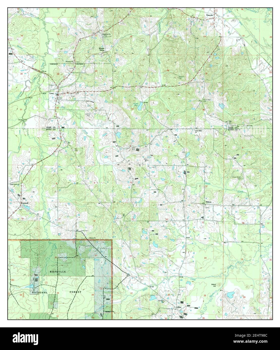 Map of lena hires stock photography and images Alamy