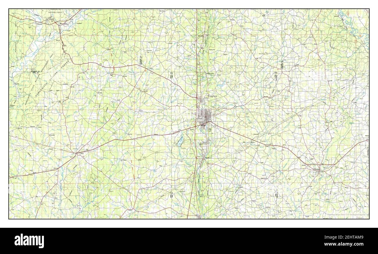 1984 McComb Mississippi Map