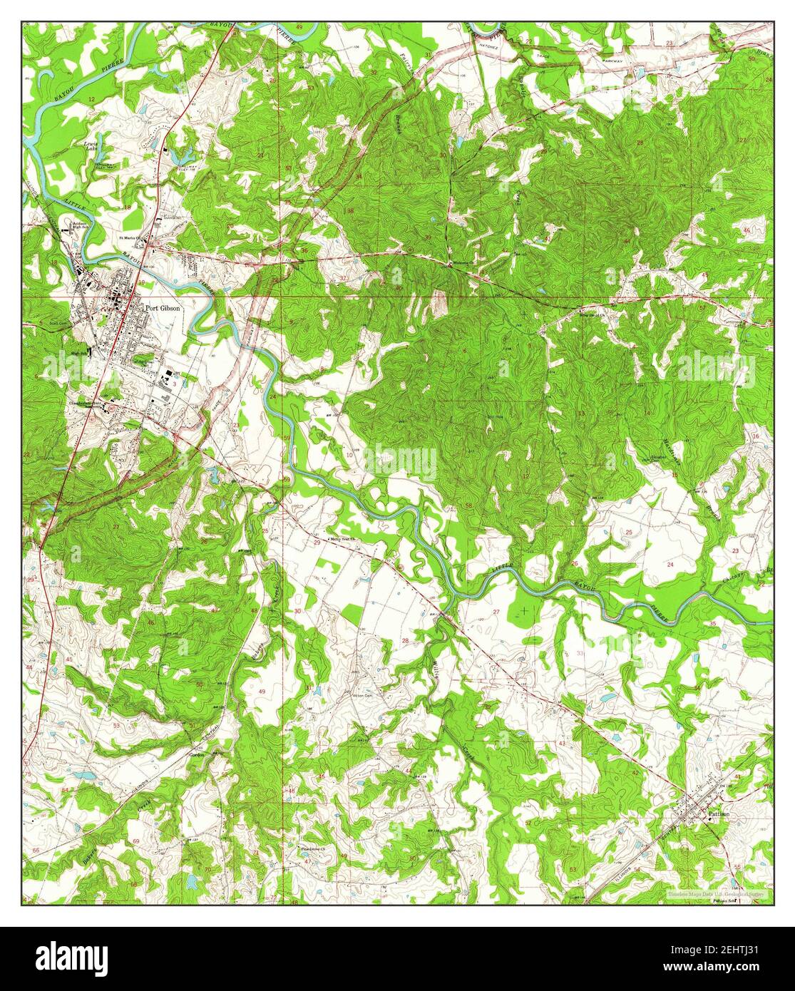 Port gibson map Cut Out Stock Images & Pictures Alamy